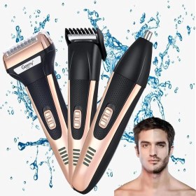 Resim Geemy Elektrikli Tıraş Makinesi 3'ü 1 Arada Çok Işlevli 