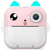 Resim Q5 Taşınabilir Hd Tek Lensli Anlık Kamera Çocuk Kamera Hatası Yazıcı Kamera 32g Hafıza Kartı + Kart Okuyucu İle - Pembe 