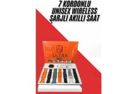 Resim Yeni Nesil Unısex 7 Kordonlu Çok Fonksiyonlu Nabız Ölçer Uyku ve Sağlık Takib - F802K657-U57 