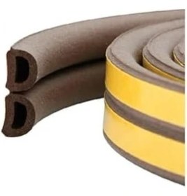 Resim Skygo 2'li Kauçuk Kapı ve Pencere Izolasyon Bandı/fitili Çiftli 5x2 10 Metre Kahve Renk 