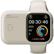 Resim Apple Watch İwatch İçin Taşınabilir Şarj Güç Bankası Manyetik Şarj İçin 44-45-46 Mm Gri 