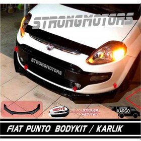 Resim Fiat Punto Ön Tampon Eki Bodykit Karlık Lip 