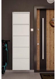 Resim Ceha 5'li Metal Ayakkabılık - Beyaz K.AYK-5 /AB9010 