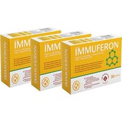 Resim Immuferon - Beta Glucan Ve Vitamin C Gıda Takviyesi 3X30 Kapsül 
