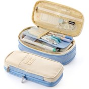 Resim Moveevo Macaron Geri Çekilebilir Kalem Kutusu Çok Işlevli Kırtasiye Kalem Kutusu Kozmetik Çantası Aliexpress Macaron Büyük 