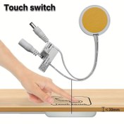 Resim DC 5V Gizli Dokunmatik Anahtar, 30mm Bölmeyi Geçebilir, LED Şerit Dokunmatik Anahtar, Ev atmosferi aydınlatma dekorasyonu, Ev Aydınlatması, Ortam Aydınlatması, Minimalist Anahtar, Modern Aydınlatma için Delik Açmaya Gerek Yok, İndüksiyon Anahtarına Uygun 