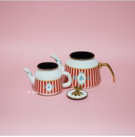 Resim Bellisima Emaye Çaydanlık Pembe 