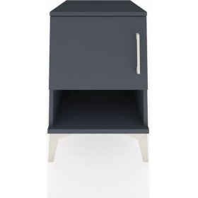 Resim Kronos Komodin 2 Raflı Tek Kapaklı 44X59X64 Antrasit-Antrasit 