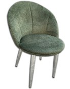 Resim Sandalye GÜNEŞ Dökme Sünger Metal Transmisyon Çelik Nikelaj 1adet Babyfac kumaş El Yapım 