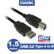 Resim Dark Dk-Cb-Usb3Prnl150 1.5 Mt Usb 3.0 To Usb 3.0 Tip B Erkek-Erke 