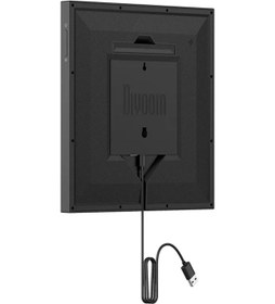 Resim Divoom Pixoo-64 App Kontrollü Wifi Animasyonlu 64x64 Piksel LED Ekran Resim Çerçevesi-Abone Sayacı 