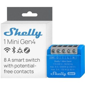 Resim Shelly 1 Mini Gen4 Akıllı Röle 