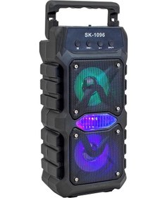 Resim Magicvoice SK-1096 20 Watt USB Sd Aux Radyo Bluetooth Destekli Mikrofon Girişli Taşınabilir Hoparlör Mevlüt Hoparlörü 