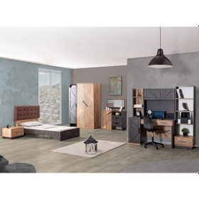 Resim Genç Odası, Elit Genç Odası Full Takım Antrasit 