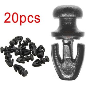 Resim Lasonstiges 20 Adet Eşik Sızdırmazlık Bant Klipleri Ford Monde / O Mk2 Mk3 Mk4 Plastik Dayanıklı Yüksek Kalite Taşınabilir Pratik Kit 
