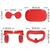 Resim Createtech Oculus Quest 2 Beyaz Vr Gözlük Lensi Kılıf, Kolu Koruyucu, Kılıf Ve Gözlük Pedisi Seti 