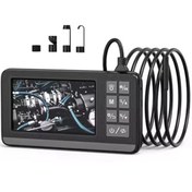 Resim BYDNZ SHOP Ekranlı Çift Kameralı 10 Mt Sert Kablo Endoskop Kamera 8 Mm 4.3 Inc Hafıza Kart Destekli 