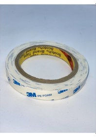 Resim 3M 9R110W Çift Taraflı Güçlü Köpük Bant 25 MM x 2 M 