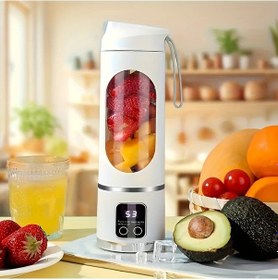 Resim Willowhaven Beyaz 3ü1 Arada Usb Şarjlı Portatif Blender, Smoothie Ve Milkshake Yapma Makinesi 