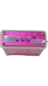 Resim Güçlü Bisiklet Motosiklet Motosiklet Müzik Sistemi Mp3 Çalar Alarm USB Okuyucu Radyo 