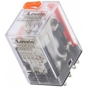 Resim Lovato Hr604ca230 4 Kutuplu 5a Röle 