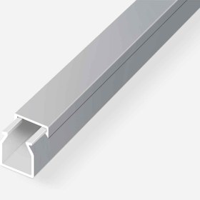 Resim Mutlusan Kablo Kanalı 2m Metalik Gri 12X12 mm 