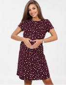 Resim Jti Hamilelik Ve Emzirme İçin Yazlık Elbis 453945476 Bordo 