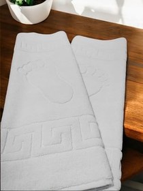 Resim 2'li Premium Ayak Havlusu Banyo Paspası Otel Havlusu 250gr 