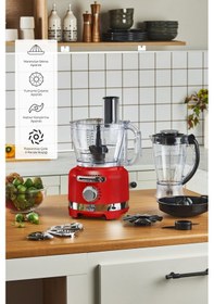 Resim Karaca Multiblend Artisan Retro 1000 W Mutfak Robotu 