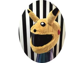 Resim Kaskmania Kask Kılıfı Peluş Pikachu 