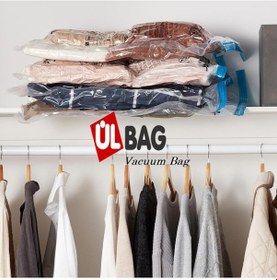 Resim Büyük Boy 80cm X 100cm X 50cm Küp Vakumlu Hurç & Vakumlu Poşet & Yorgan&battaniye&yastık&elbise Şeffaf 