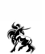 Resim Genel Markalar Unicorn Oto Motor Laptop Duvar Folyo Sticker 50 x 55 cm 