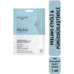 Resim Byphasse Peeling Etkili Ve Pürüzsüzleştirici Skin Booster Kağıt Yüz Maskesi 