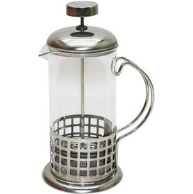 Resim French Press 350ml Cam Bitki Süzgeçi Metal Kafes - Kapak 5224 