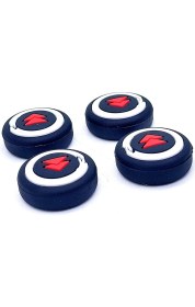 Resim Cafele Ghost Of Tsushima Joystick Koruyucu Silikon Pad-2 Siyah Renk Xbox One S/One X/Xbox 360 İçin 