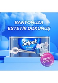 Resim Selpak® Extra Renkli Tuvalet Kağıdı 2 x 8'li 