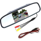 Resim Rg-201 4,3 İnç Lcd Video Ekran Araç Dikiz Monitörü Park Ve Geri Vites Sistemi 