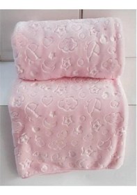 Resim Özdilek Battaniye Bebe Embos Pembe 