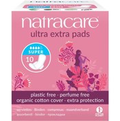 Resim Natracare Ultra Ekstra Kanatlı Uzun 10 Adet Organik Hijyenik Ped 