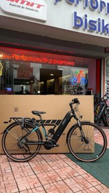 Resim Loop Commuter E-City Bike 250W 80Nm 100KM Menzil 36V 540WH Samsung Batarya 