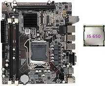 Resim SHABD H55 LGA1156 Ana Kart I3 530 I5 760 Serisi CPU DDR3 Bellek Masaüstü Bilgisayar Anakart I5 650 CPU ile Destekler 