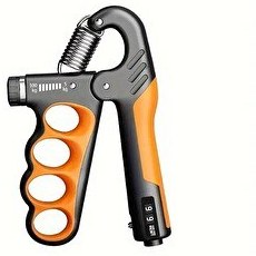 Resim Valkyrie Sayaçlı Ergonomik 5-100 KG Fitness Egzersiz Spor Aleti Sayaçlı XL Boy Turuncu El Yayı Bilek Güçlendirici 