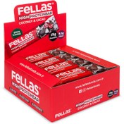 Resim FELLAS Yüksek Protein Bar - Hindistan Cevizli ve Kakaolu 45g X 12 