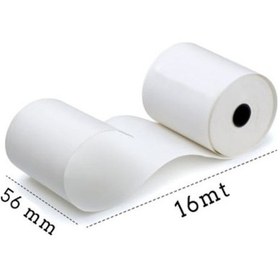 Resim 56X16 100 Adet Termal Rulo Pos Kağıdı 