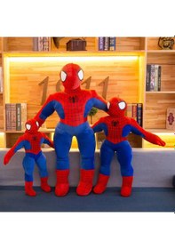 Resim Spider-man Peluş Oyuncak Uyku Arkadaşı 55 Cm Kırmızı - Mavi 