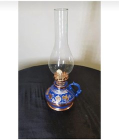 Resim Bakır Gaz Lambası Hediyelik 