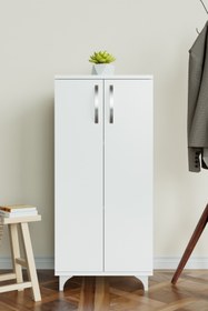 Resim Hediyeler Kapında Beyaz 3 Raflı Çok Amaçlı Mutfak Dolabı Kiler Banyo Balkon Erzak Dolabı 