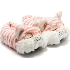 Resim Twigy Pompik Kadın Hayvanlı Panduf Pembe 36/41 CC0584 Pembe 