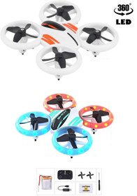 Resim oyuncakgidiyor LED Işıklı Akrobat Mini Drone 360° Mini Kamerasız Drone Quadcopter 2.4Ghz 