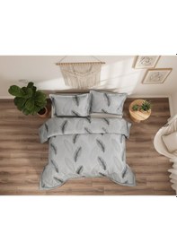 Resim Calantha Home Collection Elsa 3 Parça Gri Çiçekli Pike Takımı 240 X 260 Cm Gri 